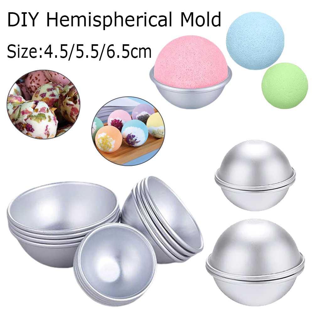 Soap Making Experiment - แม่พิมพ์อาบน้ำทรงกลม 6-24 ชิ้น, ชุดทำสบู่ DIY, แม่พิมพ์ทรงกลมสำหรับอาบน้ำและงานฝีมือ,
