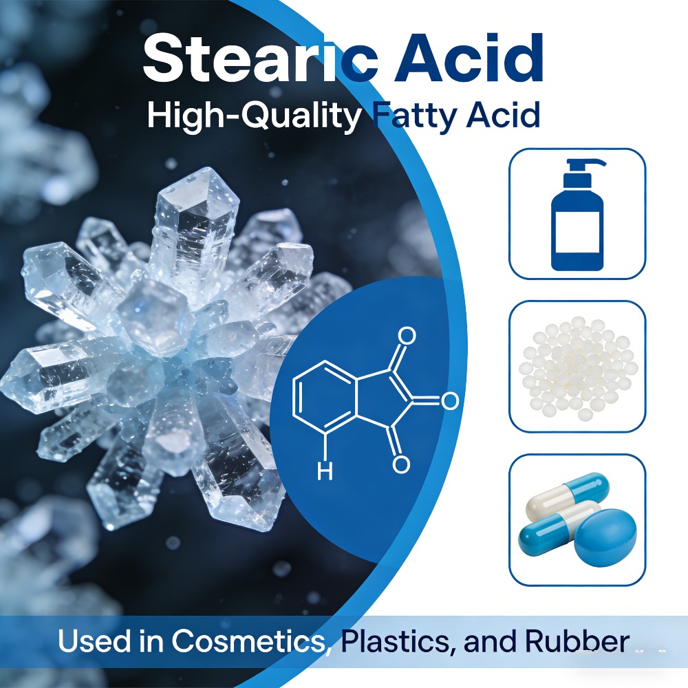 Soap Making Acid - ผงกรดสเตียริกบริสุทธิ์ 100% สำหรับทำสบู่และเครื่องสำอาง