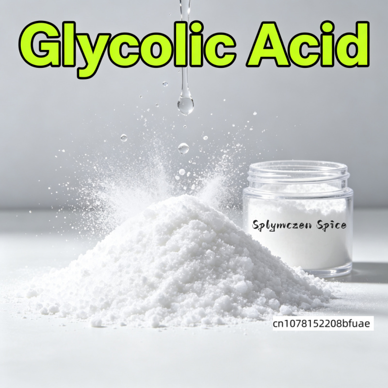 Soap Making Acid - กรดไกลโคลิก 99% วัตถุดิบสำหรับการทำสบู่ด้วยกระบวนการเย็น ผง AHA สำหรับผลัดเซลล์ผิว