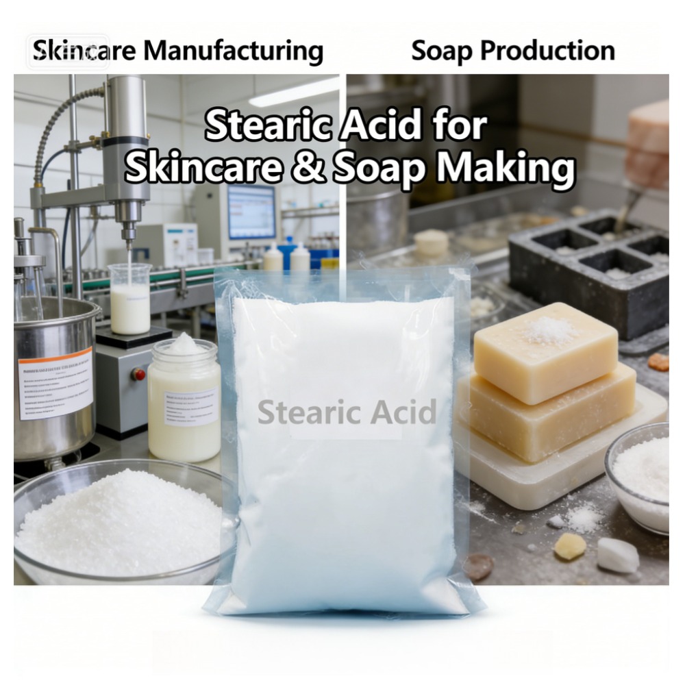 ผงกรดสเตียริกพรีเมียมบริสุทธิ์ - Soap Making Acid บทวิจารณ์และราคา