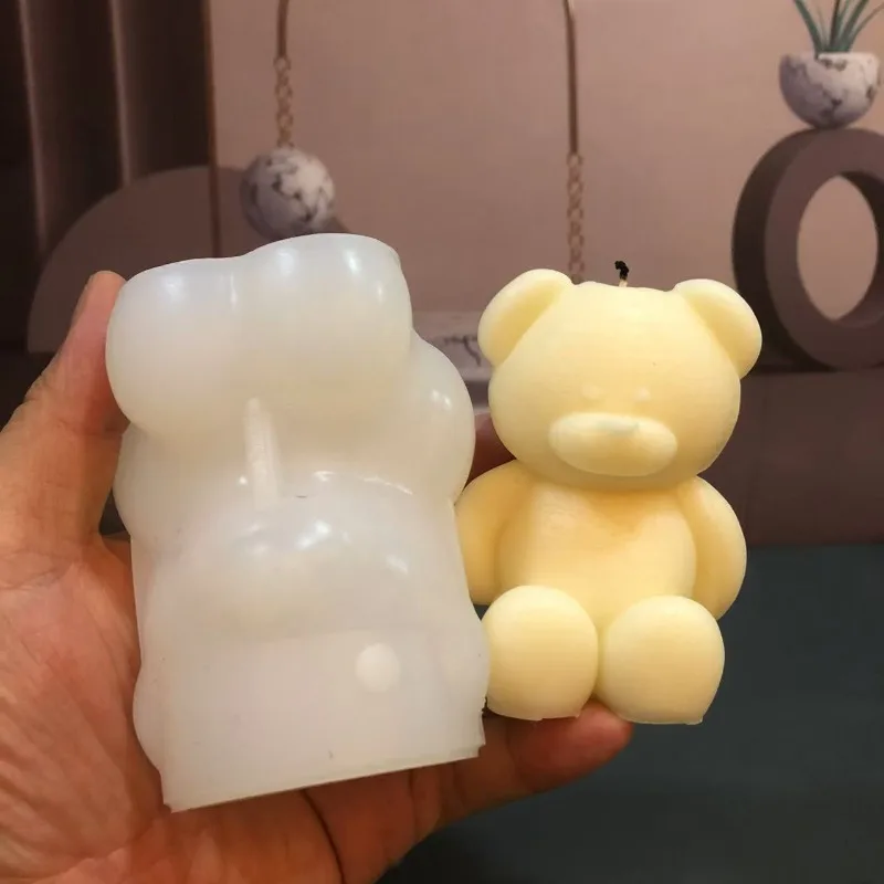 3D หมีซิลิโคนเทียนแม่พิมพ์ DIY - Soap Making Experiment บทวิจารณ์และราคา