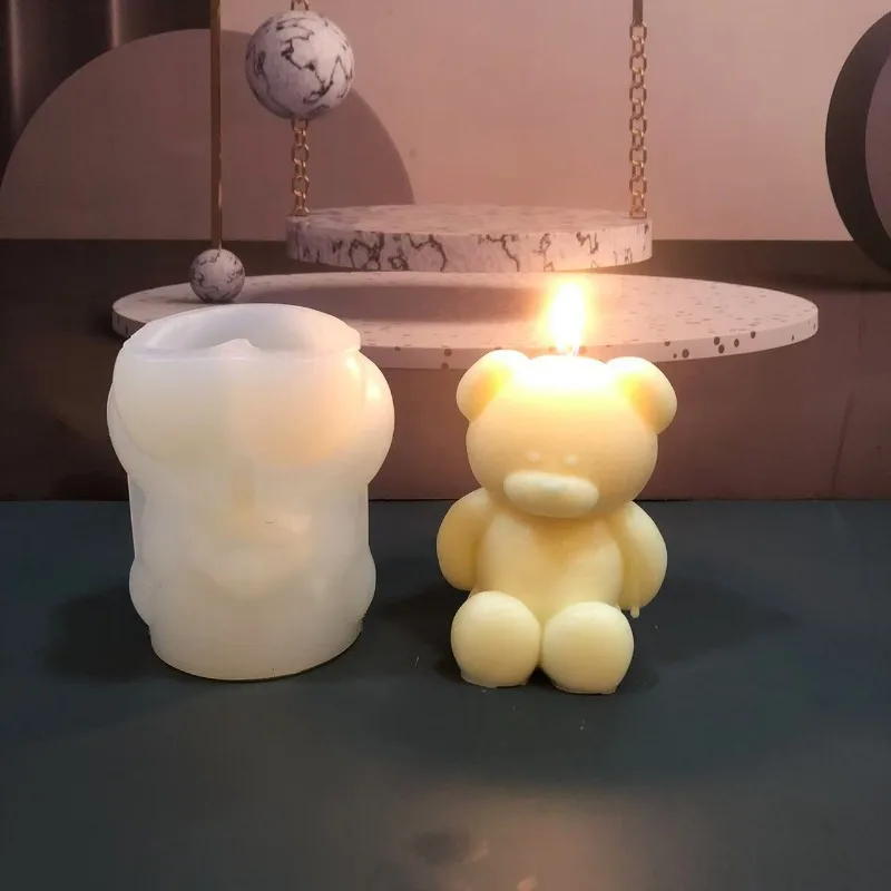 3D หมีซิลิโคนเทียนแม่พิมพ์ DIY - Soap Making Experiment บทวิจารณ์และราคา