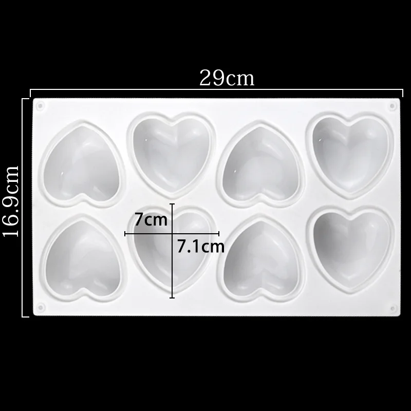 Love Heart ซิลิโคนสบู่แม่พิมพ์ - Soap Making Experiment บทวิจารณ์และราคา