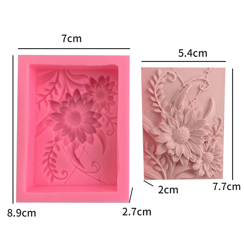 แม่พิมพ์สบู่ซิลิโคนรูปดอกกุหลา - Soap Making Experiment บทวิจารณ์และราคา